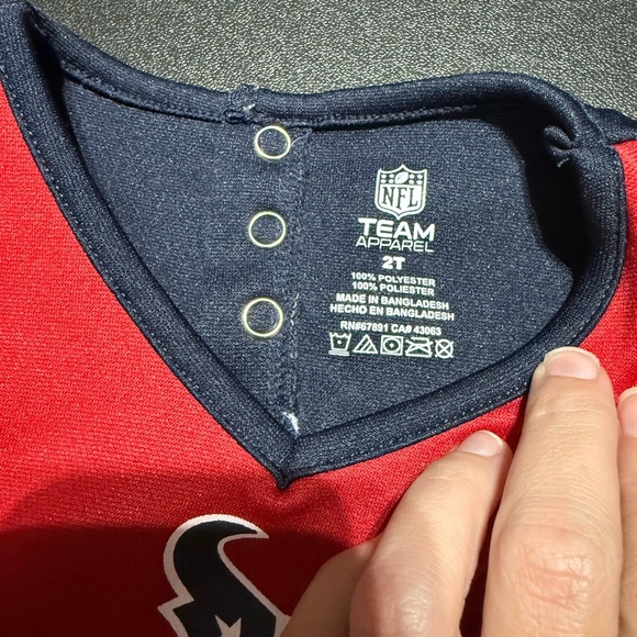 NFL Red and Blue Cheerleader Tank Top - Picture 3 of 4